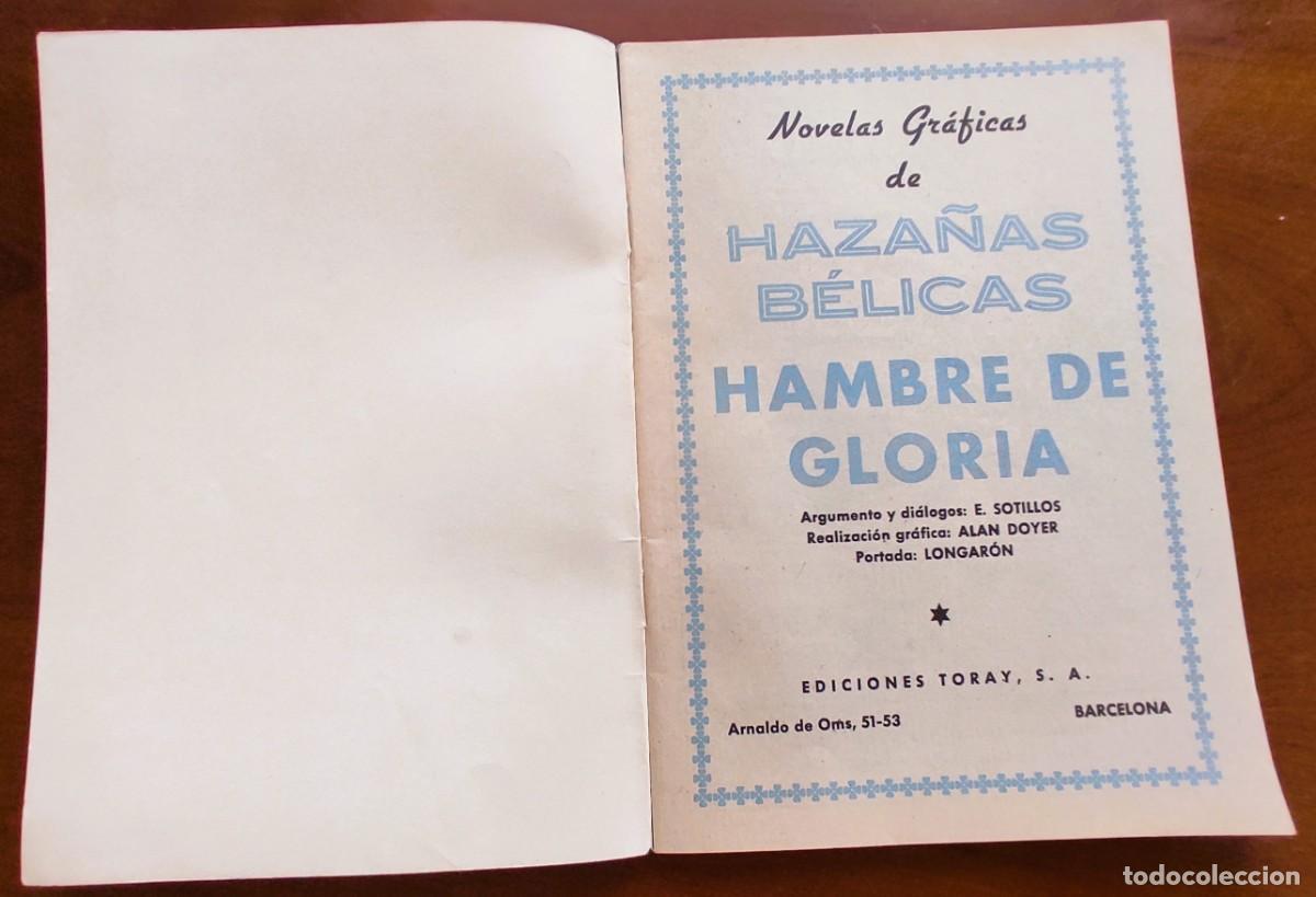 Tebeos: HAZA&Ntilde;AS B&Eacute;LICAS N&ordm; 3 - EDICIONES TORAY - VERTICAL - Foto 3