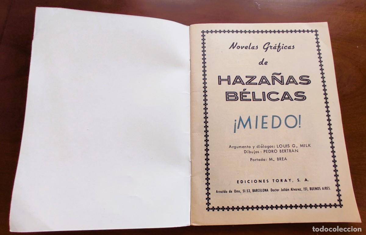 Tebeos: HAZA&Ntilde;AS B&Eacute;LICAS N&ordm; 109 - EDICIONES TORAY - VERTICAL - Foto 3
