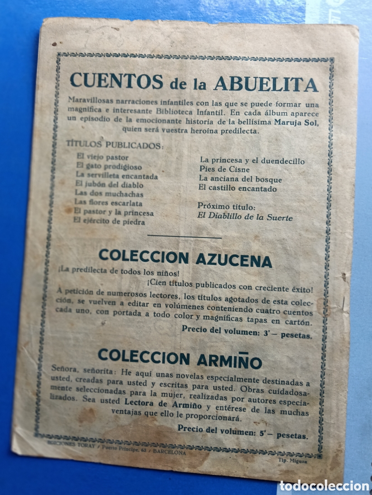 Tebeos: Cuentos de la abuelita, el sue&ntilde;o de Marili , toray - Foto 3