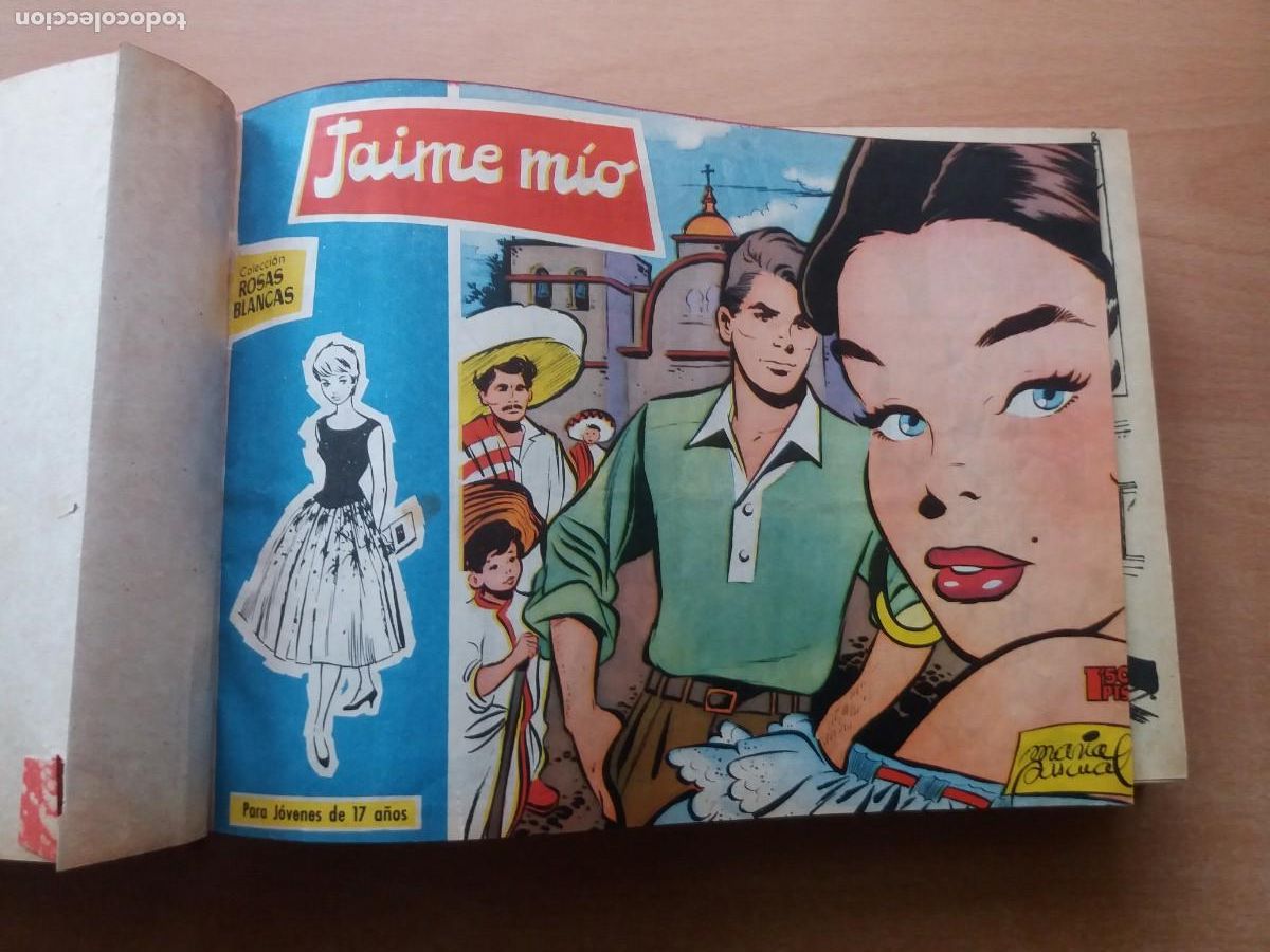 Tebeos: 44 EJEMPLARES DE ROSAS BLANCAS EN UN VOLUMEN. EDICIONES TORAY - Foto 3