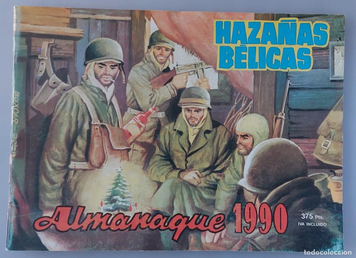 Tebeos: HAZA&Ntilde;AS B&Eacute;LICAS - ALMANAQUE 1990 - Foto 1