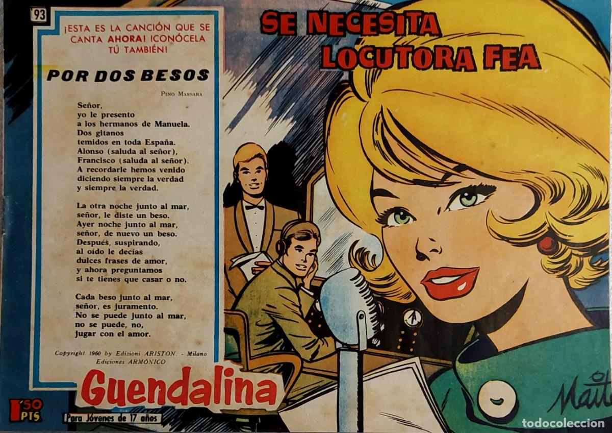 Tebeos: LOTE DE 7 COMICS (GUENDALINA )de EDICIONES TORAY 1959 - Foto 6