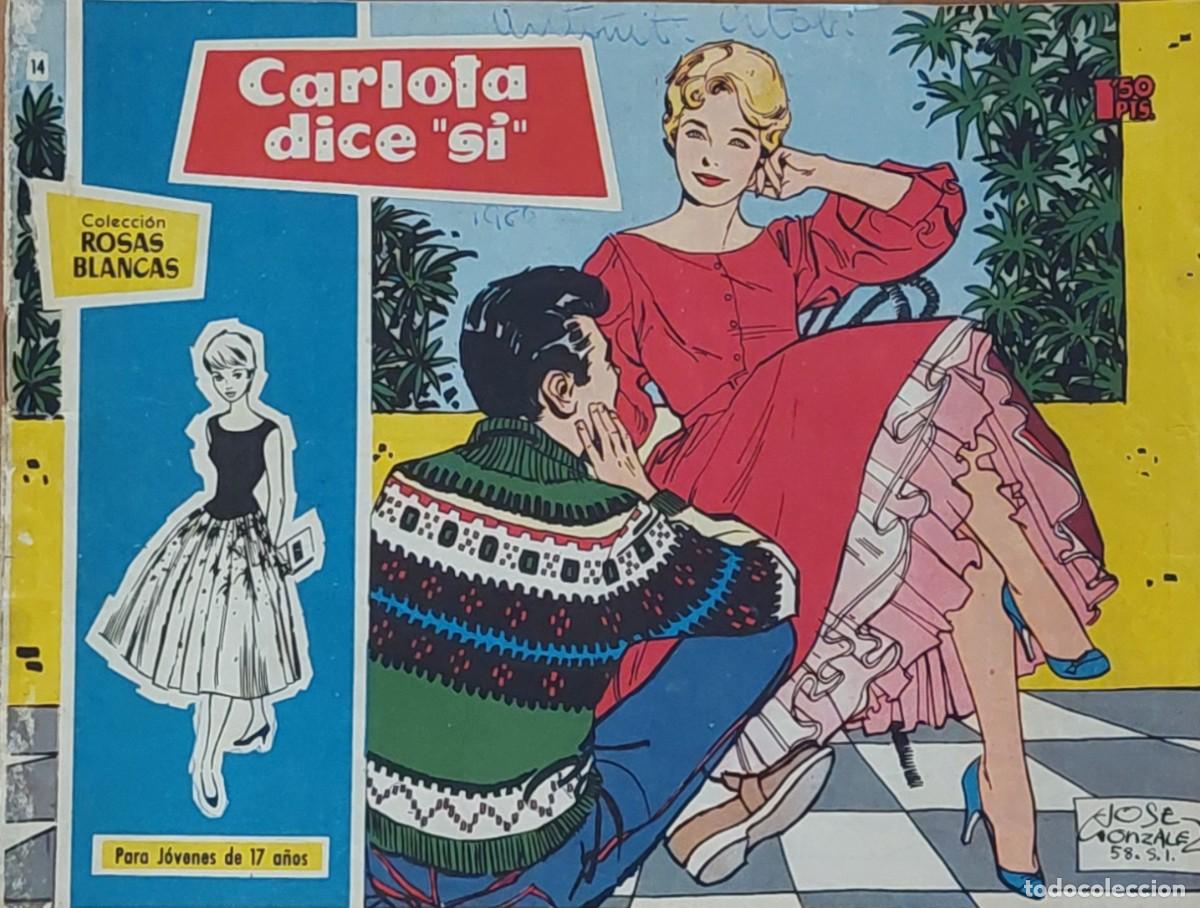 Tebeos: LOTE DE 9 COMICS ( COLECCION ROSAS BLANCAS ) de EDICIONES TORAY 1958 - Foto 2