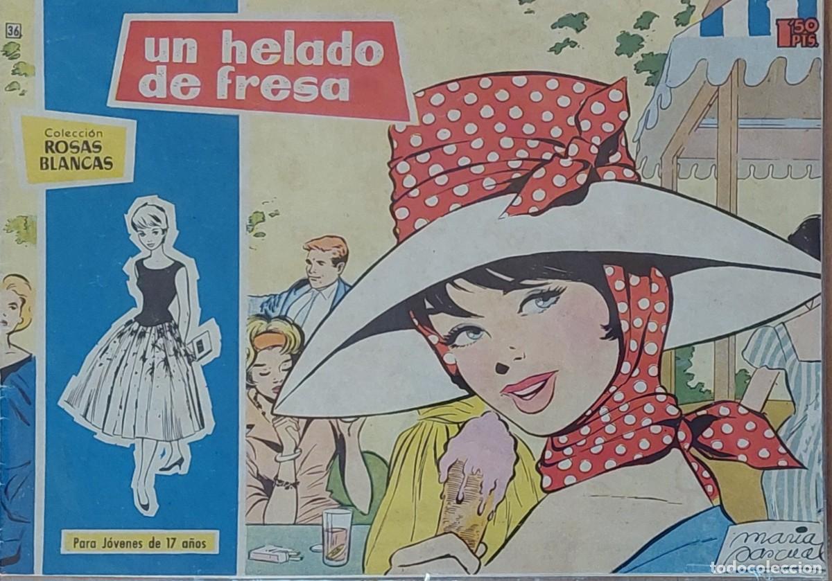 Tebeos: LOTE DE 9 COMICS ( COLECCION ROSAS BLANCAS ) de EDICIONES TORAY 1958 - Foto 3