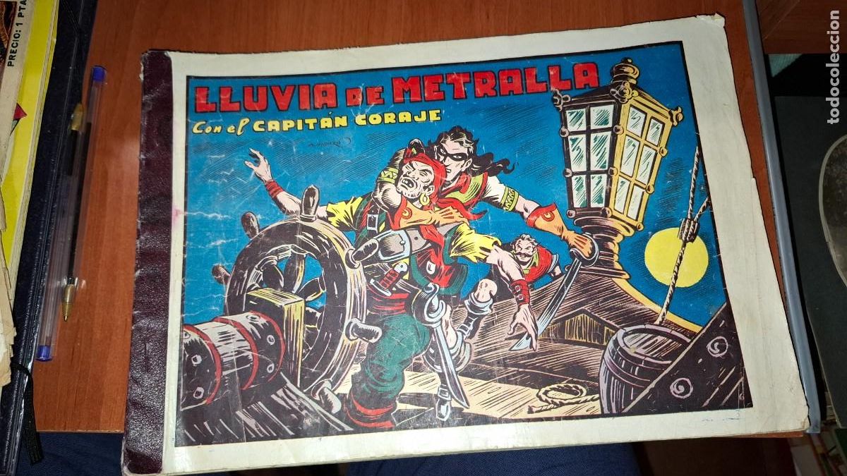 Tebeos: Lluvia de metralla con el capitan coraje - Foto 1