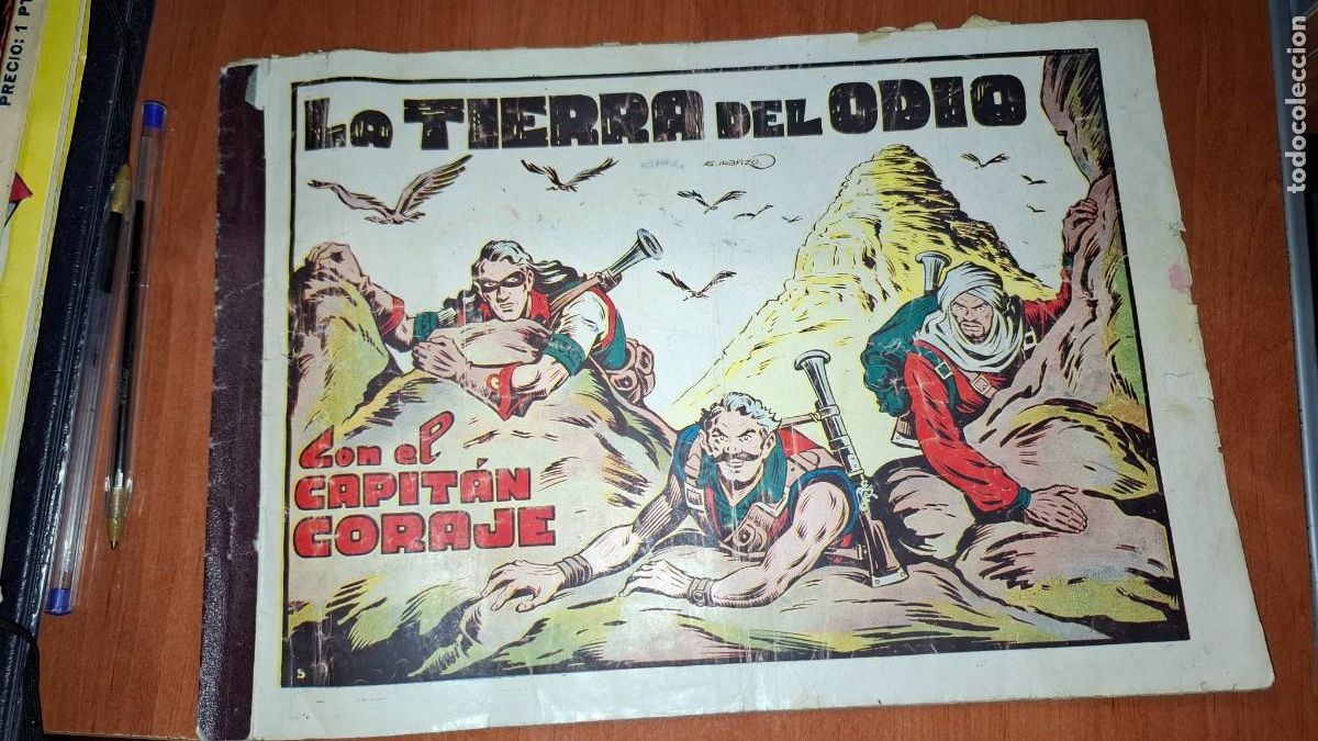 Tebeos: La tierra del odio con el capitan coraje - Foto 1