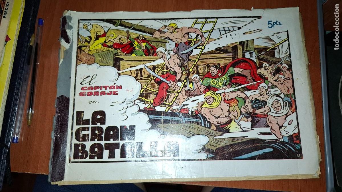 Tebeos: La gran batalla con el capitan coraje - Foto 1