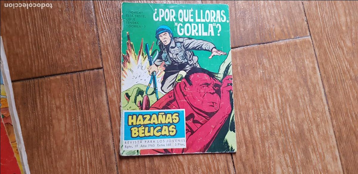 Tebeos: HAZA&Ntilde;AS B&Eacute;LICAS N&ordm; 168 SARGENTO GORILA EDICIONES TORAY - Foto 1