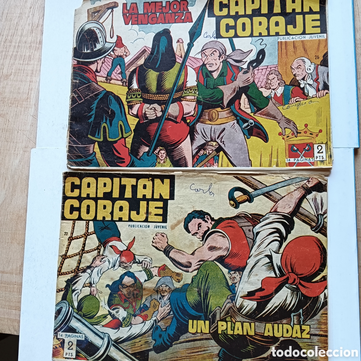 Tebeos: CAPIT&Aacute;N CORAJE NUM22-26 EDI.TORAY ORIGINAL - Foto 1