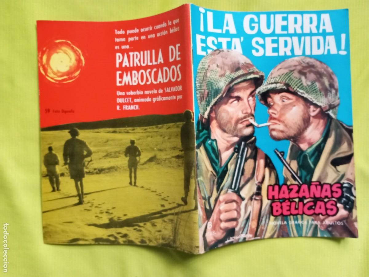 Tebeos: HAZA&Ntilde;AS B&Eacute;LICAS N&ordm; 59 - Foto 1