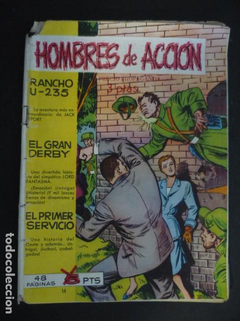 Tebeos: HOMBRES DE ACCION N&ordm; 14 DE TORAY - Foto 1