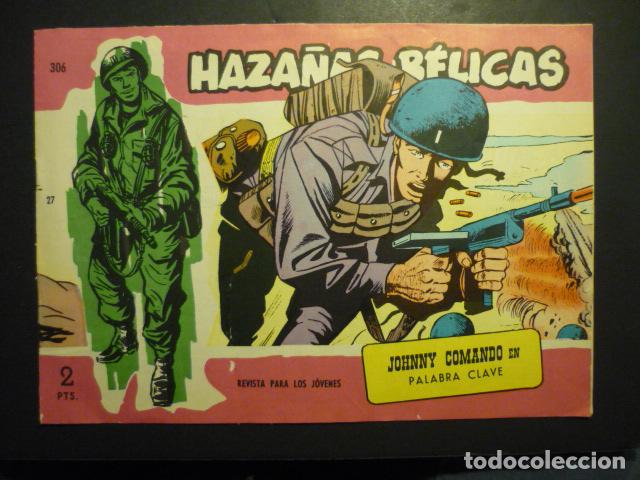 Tebeos: HAZA&Ntilde;AS BELICAS N&ordm; 306 COMIC TORAY - Foto 1