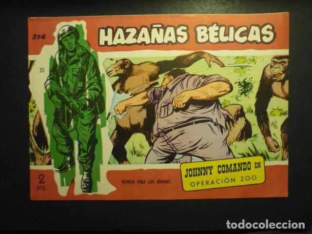 Tebeos: HAZA&Ntilde;AS BELICAS N&ordm; 314 COMIC TORAY - Foto 1