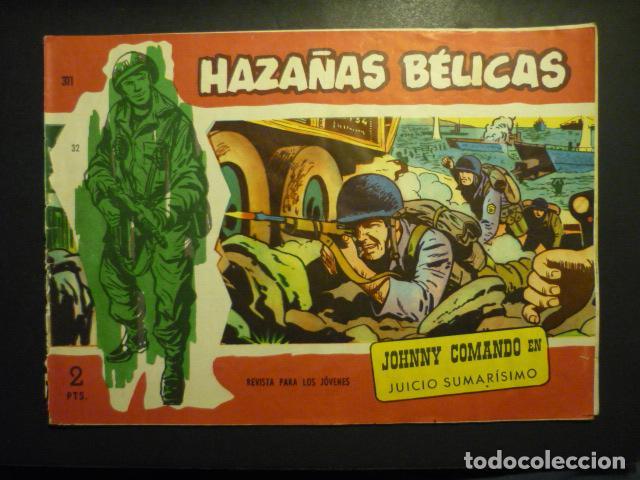 Tebeos: HAZA&Ntilde;AS BELICAS N&ordm; 311 COMIC TORAY - Foto 1