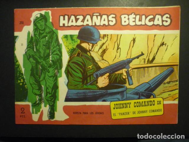 Tebeos: HAZA&Ntilde;AS BELICAS N&ordm; 310 COMIC TORAY - Foto 1