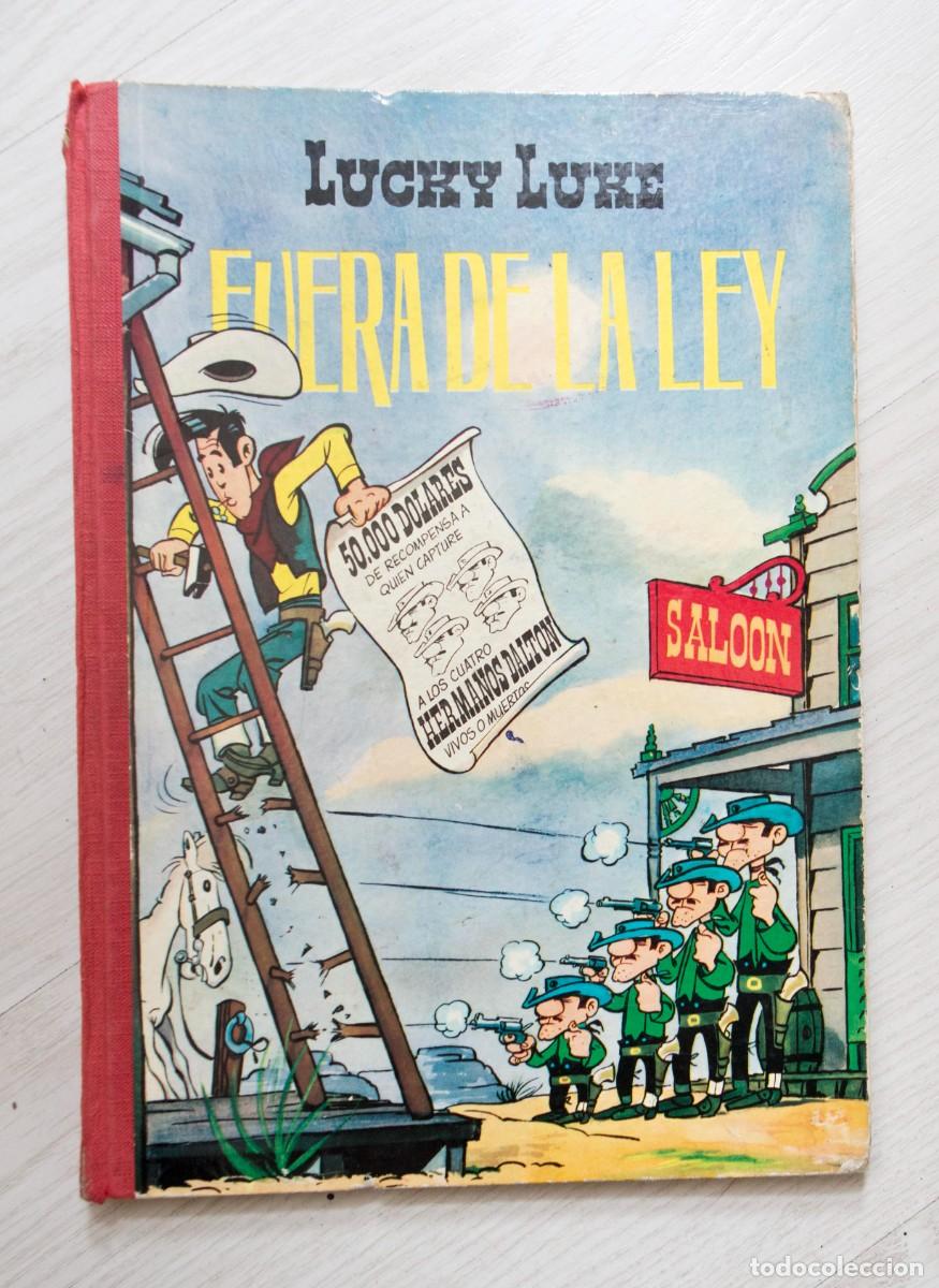 Tebeos: Lucky Luke. Fuera de la Ley. 1&ordf; edici&oacute;n. 1963. - Foto 1