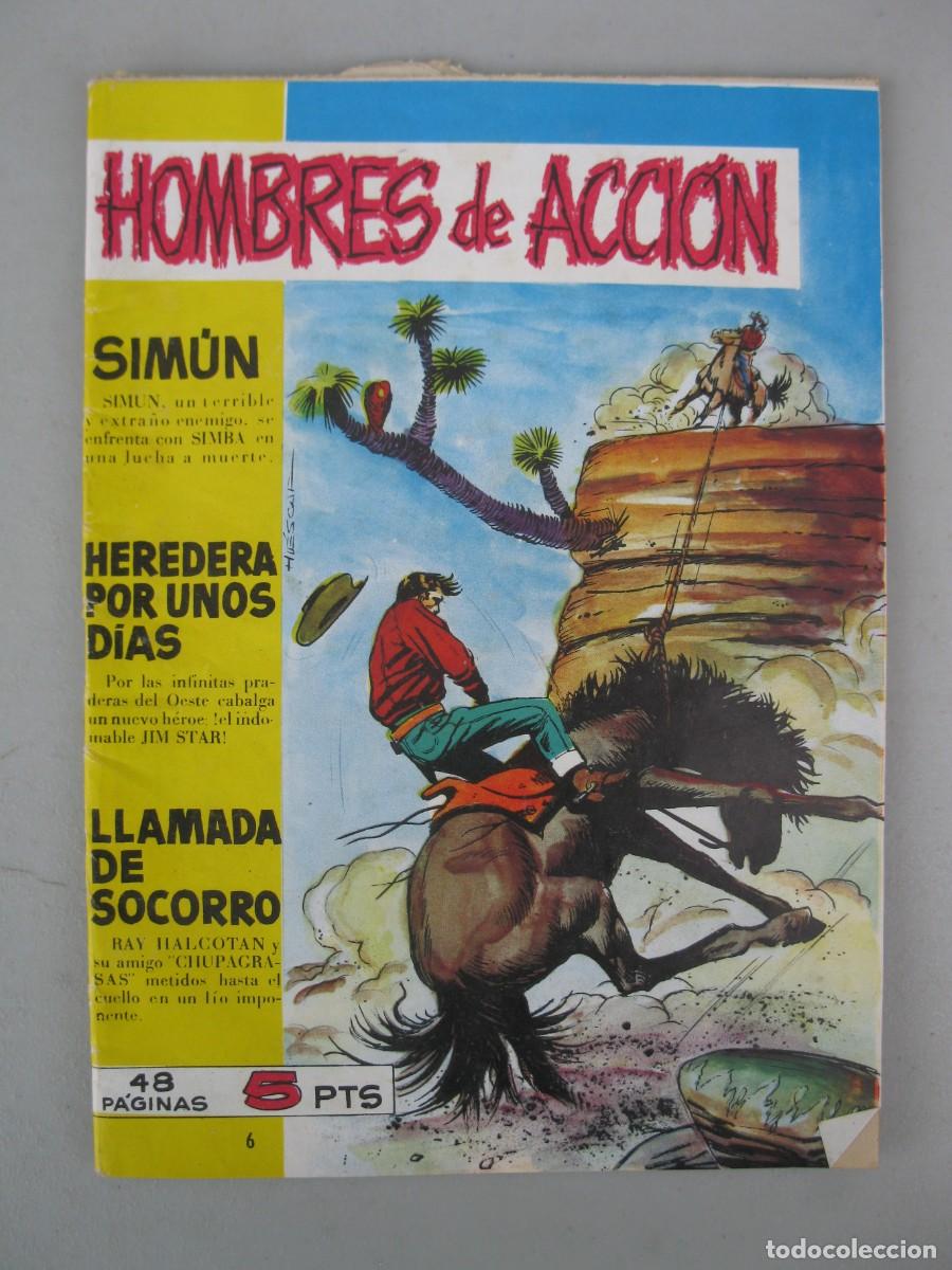 Tebeos: HOMBRES DE ACCI&Oacute;N - N&ordm; 6 - ORIGINAL - EDICIONES TORAY. - Foto 1