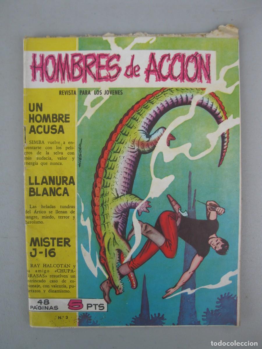 Tebeos: HOMBRES DE ACCI&Oacute;N - N&ordm; 3 - ORIGINAL - EDICIONES TORAY. - Foto 1