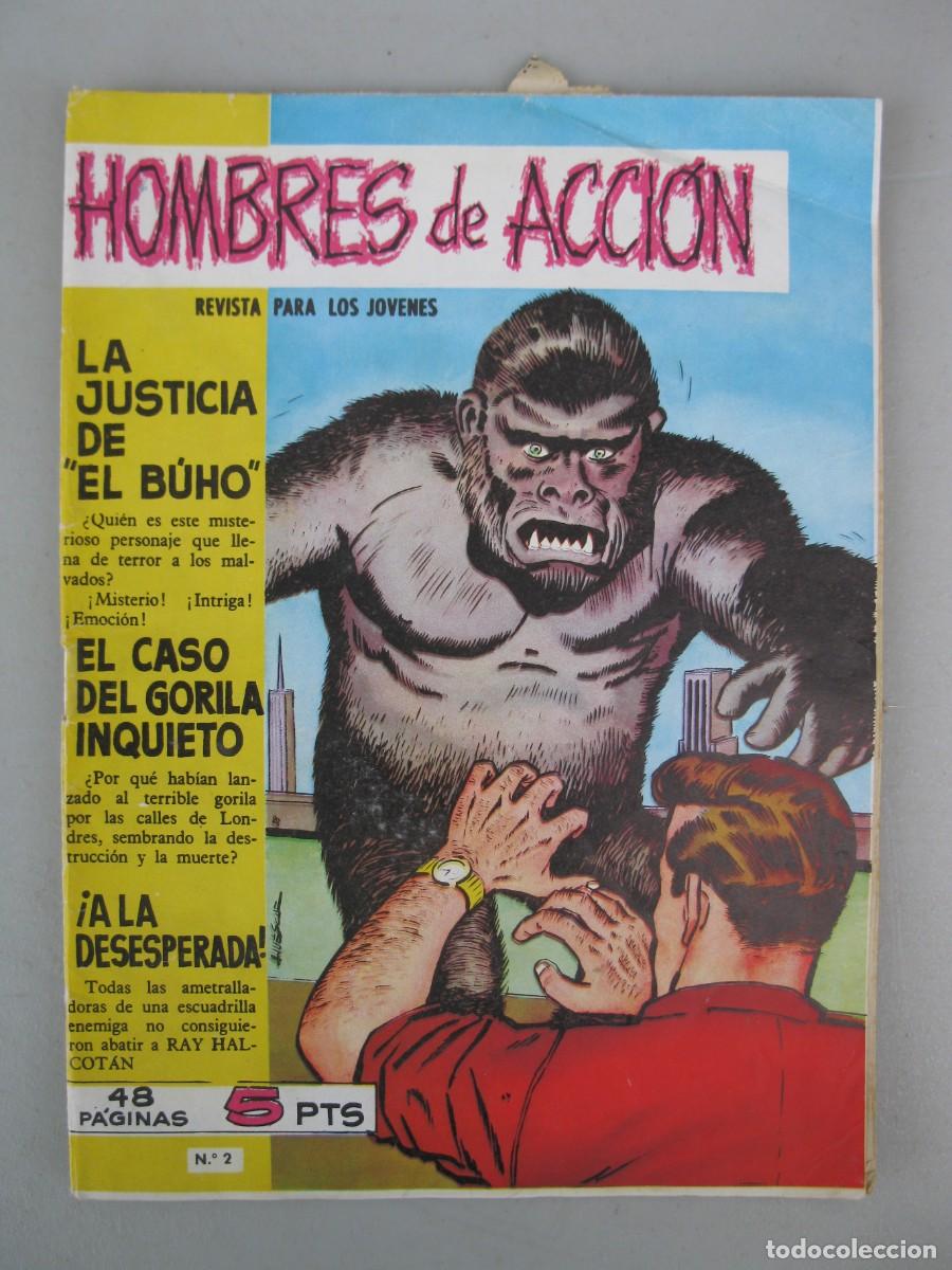 Tebeos: HOMBRES DE ACCI&Oacute;N - N&ordm; 2 - ORIGINAL - EDICIONES TORAY. - Foto 1