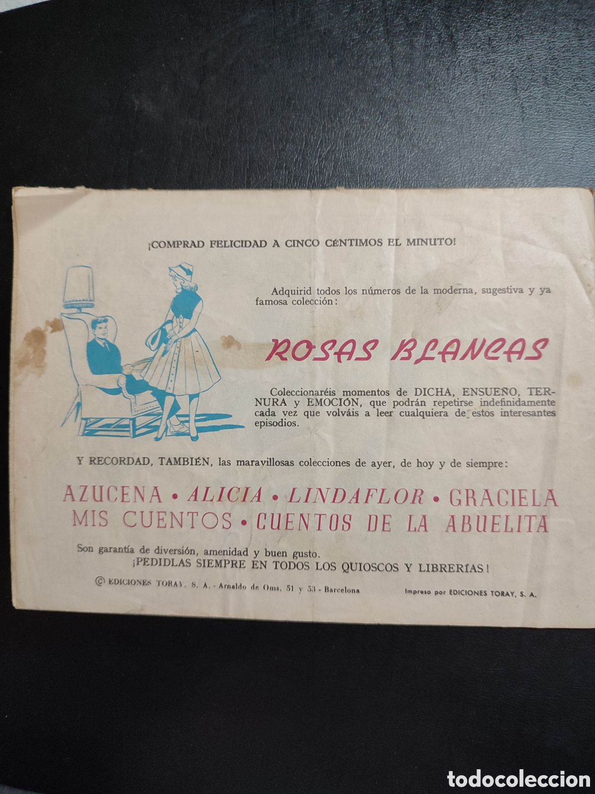 Tebeos: COLECCI&Oacute;N SUSANA N&ordm; 3 ED. TORAY 1959 - Foto 2