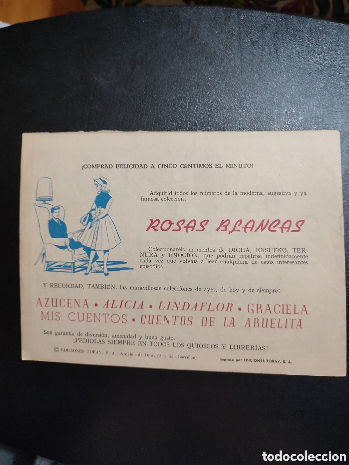 Tebeos: COLECCI&Oacute;N SUSANA N&ordm; 9 ED. TORAY 1959 - Foto 2