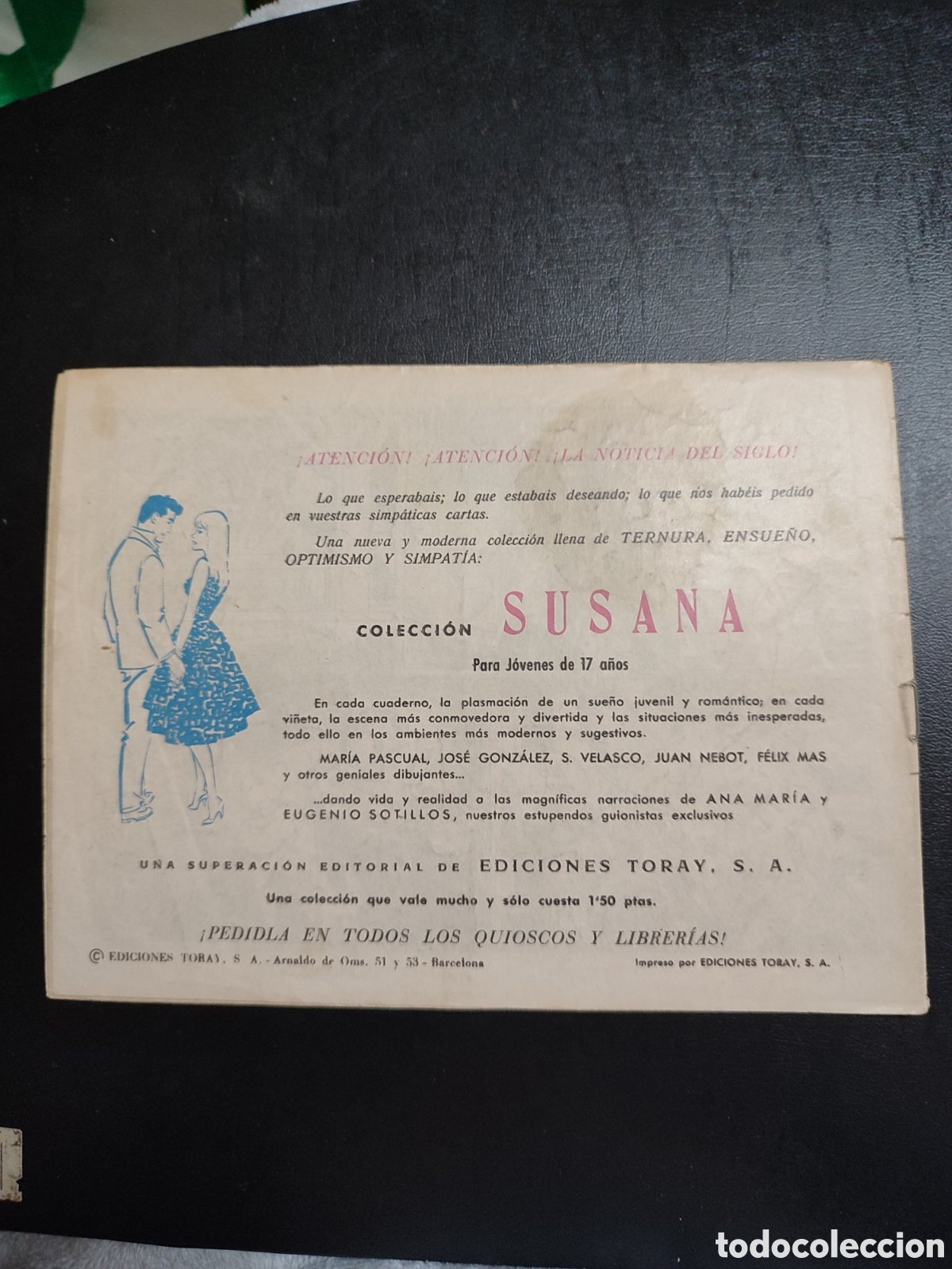 Tebeos: Rosas blancas. N&ordm; 26. Toray. - Foto 2