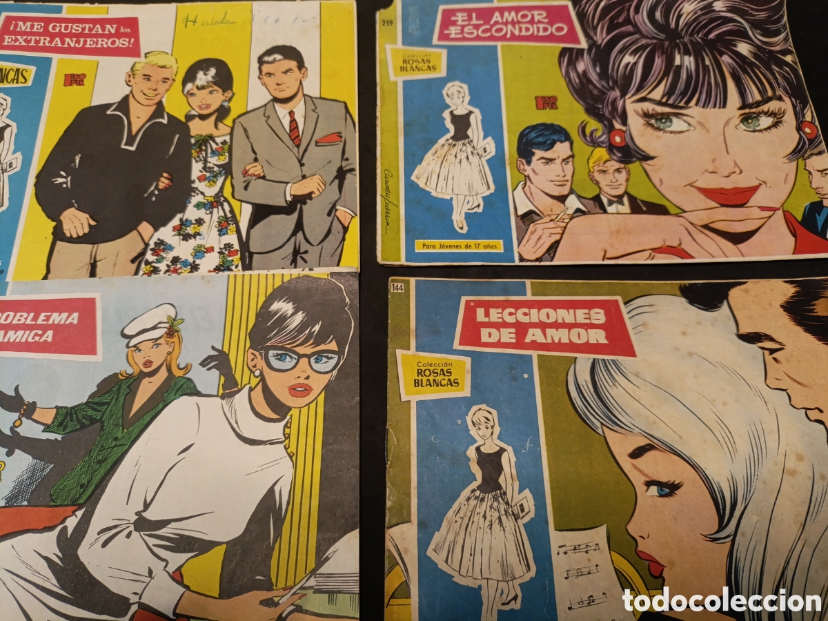 Tebeos: Lote de 15 Colecci&oacute;n Rosas Blancas - Foto 3