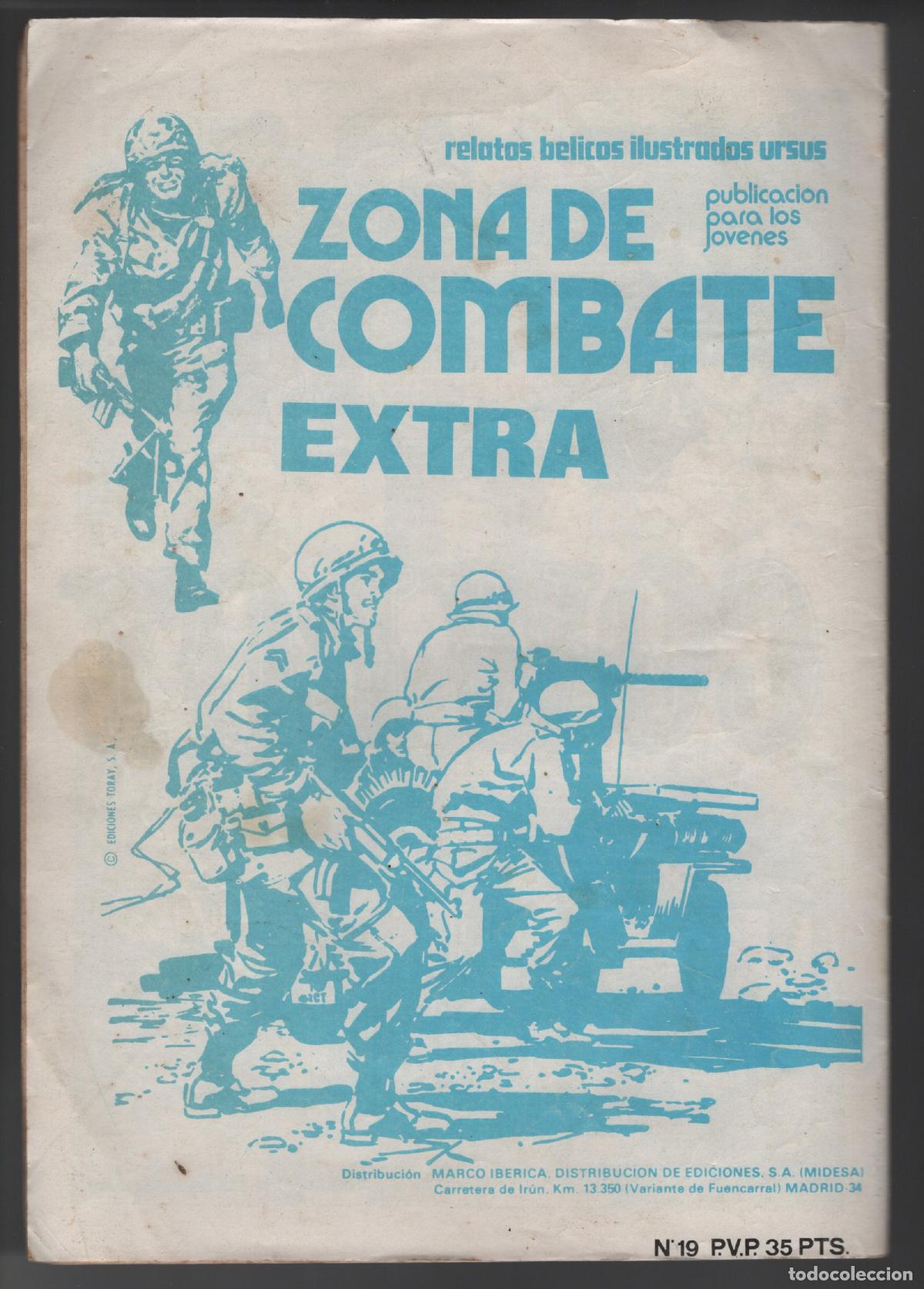 Tebeos: HAZA&Ntilde;AS B&Eacute;LICAS EXTRA N&ordm; 19 - ED. MIDESA - Foto 2
