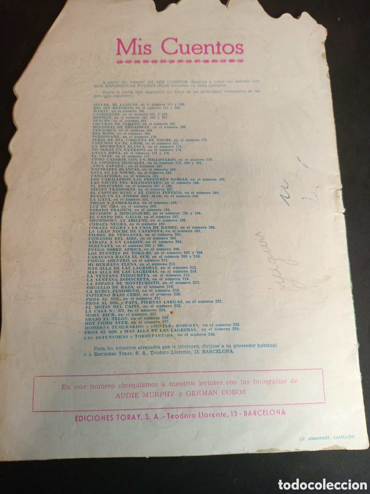 Tebeos: Colecci&oacute;n mis cuentos N&uacute;m 230 - Foto 2
