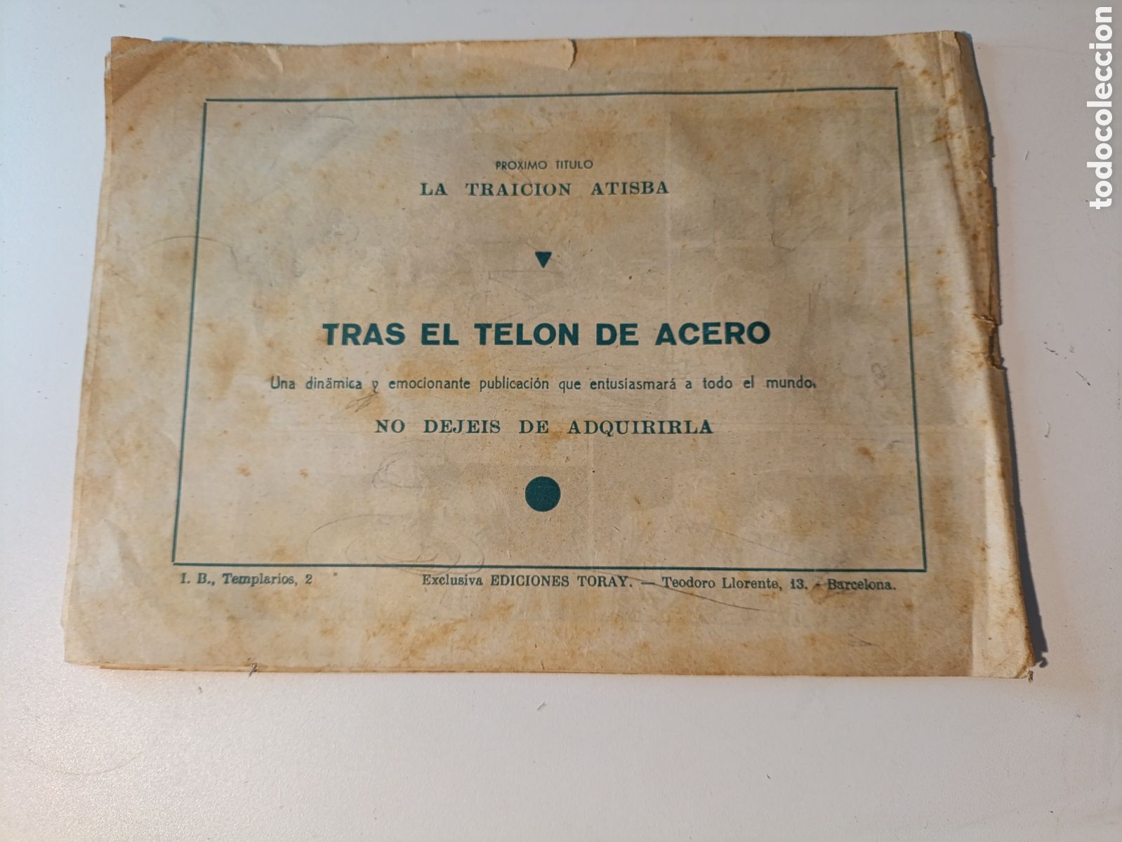 Tebeos: TRAS EL TELON DE ACERO N&uacute;m 1 - Foto 3