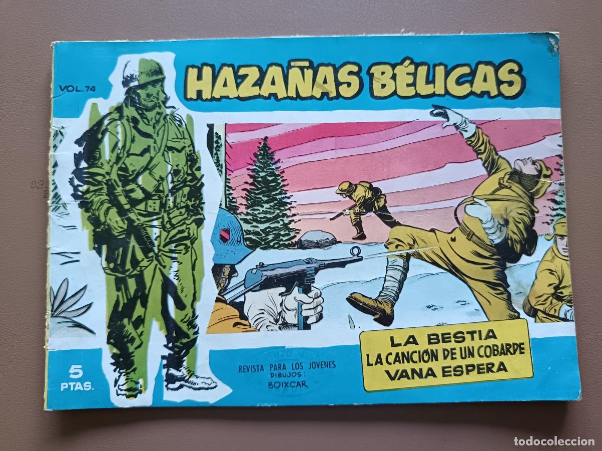 Tebeos: HAZA&Ntilde;AS B&Eacute;LICAS. VOL.74 - Foto 1