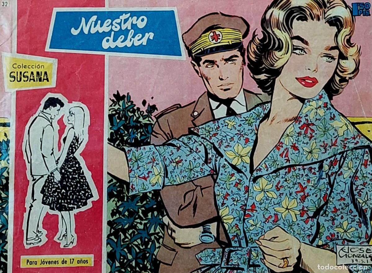 Tebeos: LOTE DE 10 COMICS ( COLECCION SUSANA ) de E.TORAY 1959 NUMEROS BAJOS - Foto 4