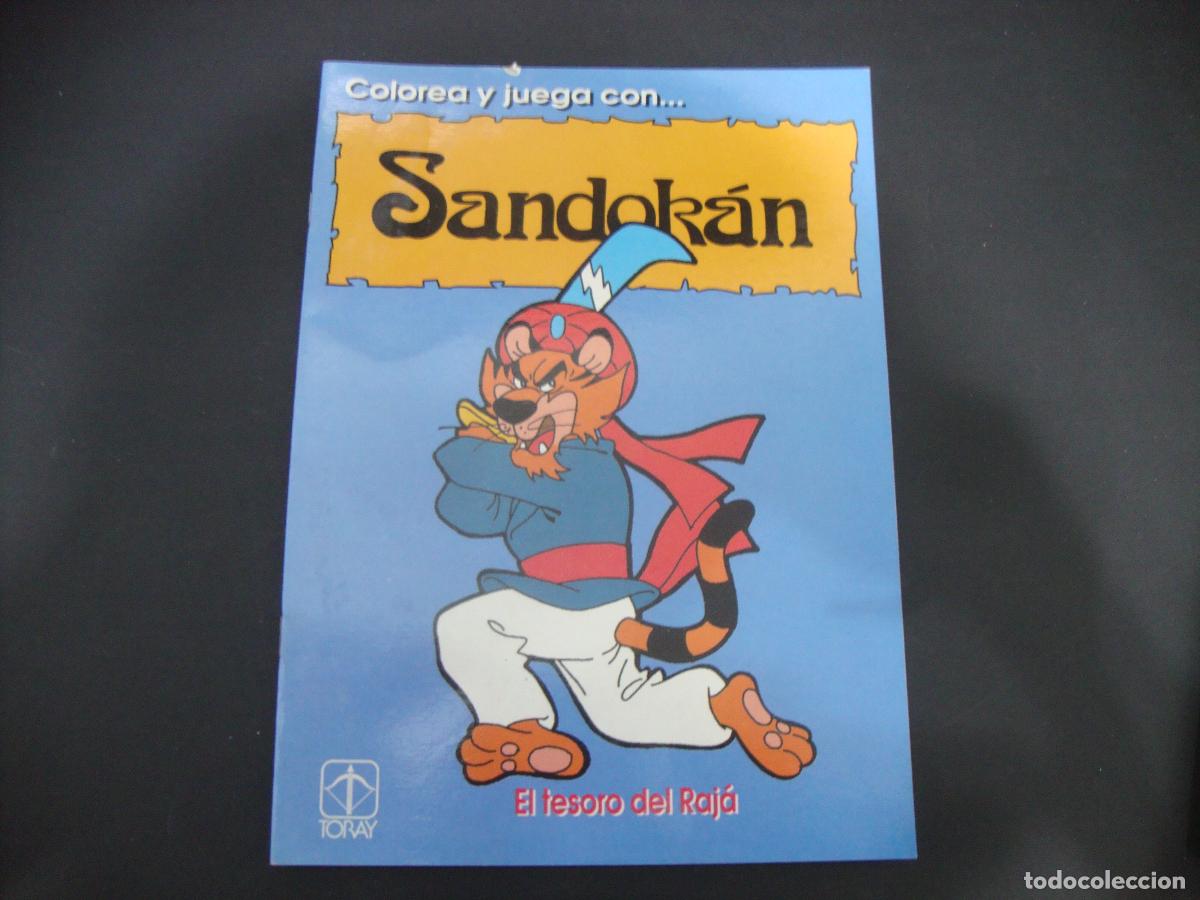 Tebeos: LIBRETA COLOREA Y JUEGA CON ... SANDOKAN DE TORAY N&ordm; 4 - Foto 1