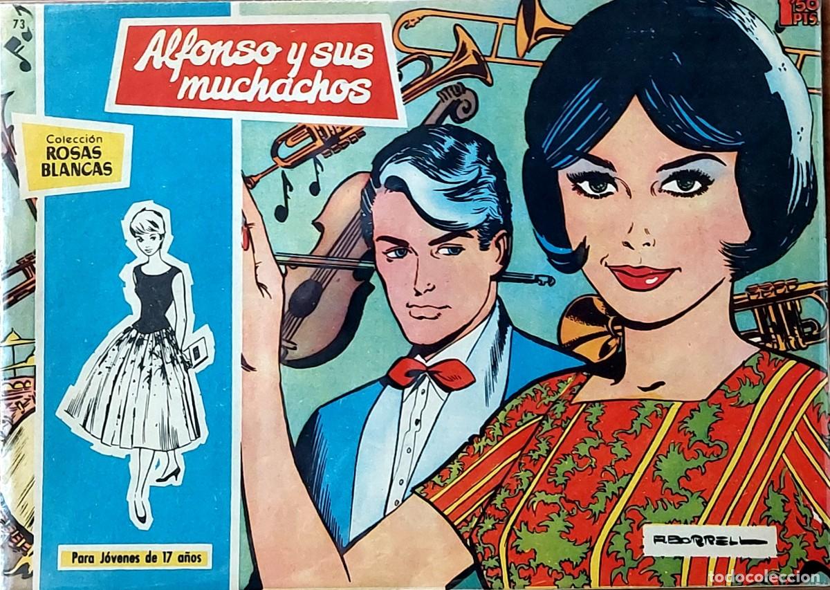 Tebeos: LOTE DE 10 C&Oacute;MICS COLECCI&Oacute;N ( ROSAS BLANCAS ) de TORAY 1958 - Foto 1
