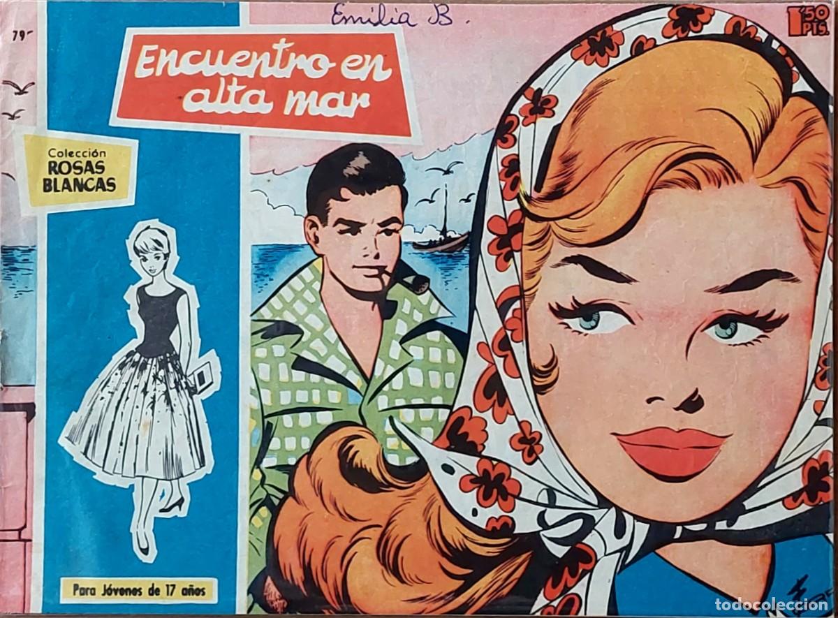 Tebeos: LOTE DE 10 C&Oacute;MICS COLECCI&Oacute;N ( ROSAS BLANCAS ) de TORAY 1958 - Foto 5