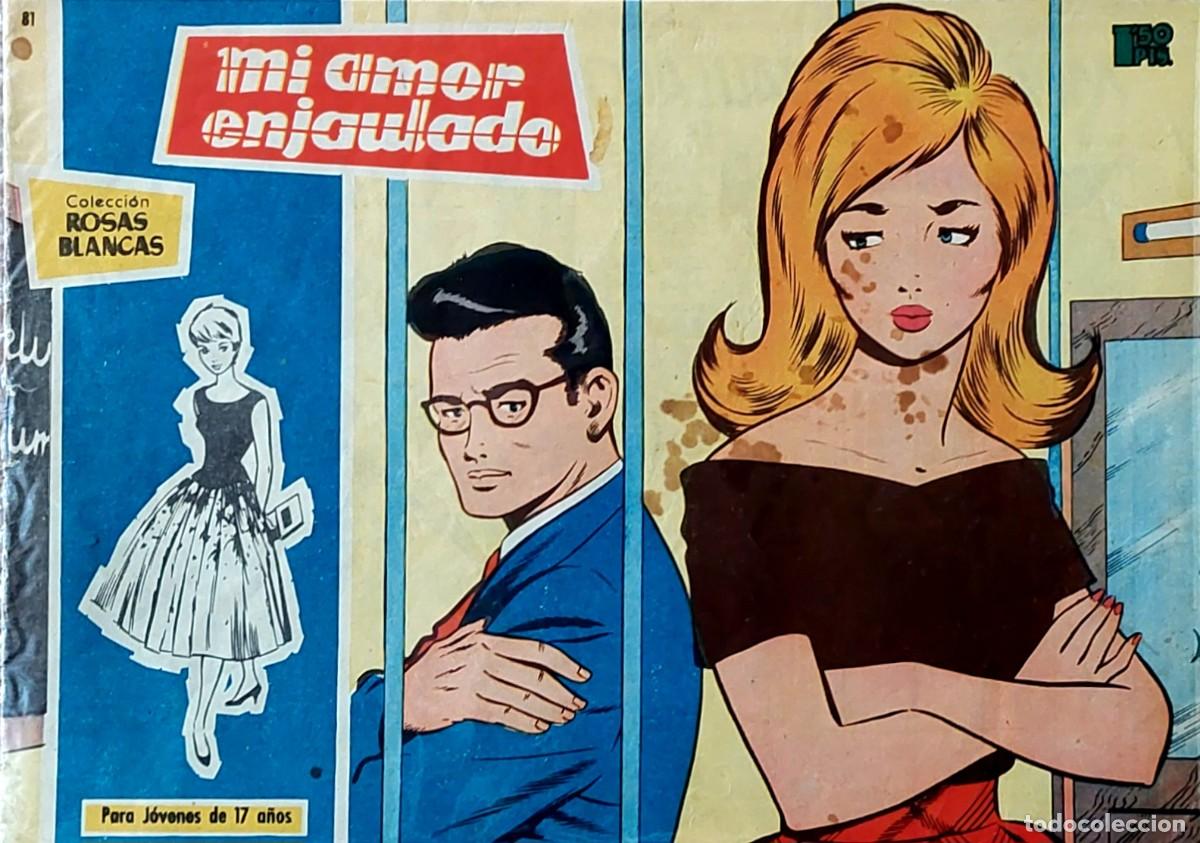 Tebeos: LOTE DE 10 C&Oacute;MICS COLECCI&Oacute;N ( ROSAS BLANCAS ) de TORAY 1958 - Foto 7