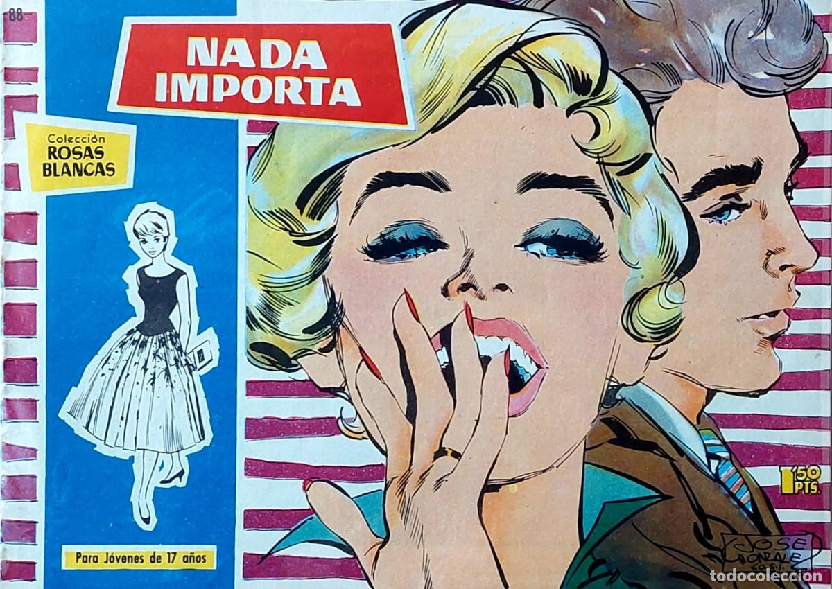 Tebeos: LOTE DE 10 C&Oacute;MICS COLECCI&Oacute;N ( ROSAS BLANCAS ) de TORAY 1958 - Foto 9