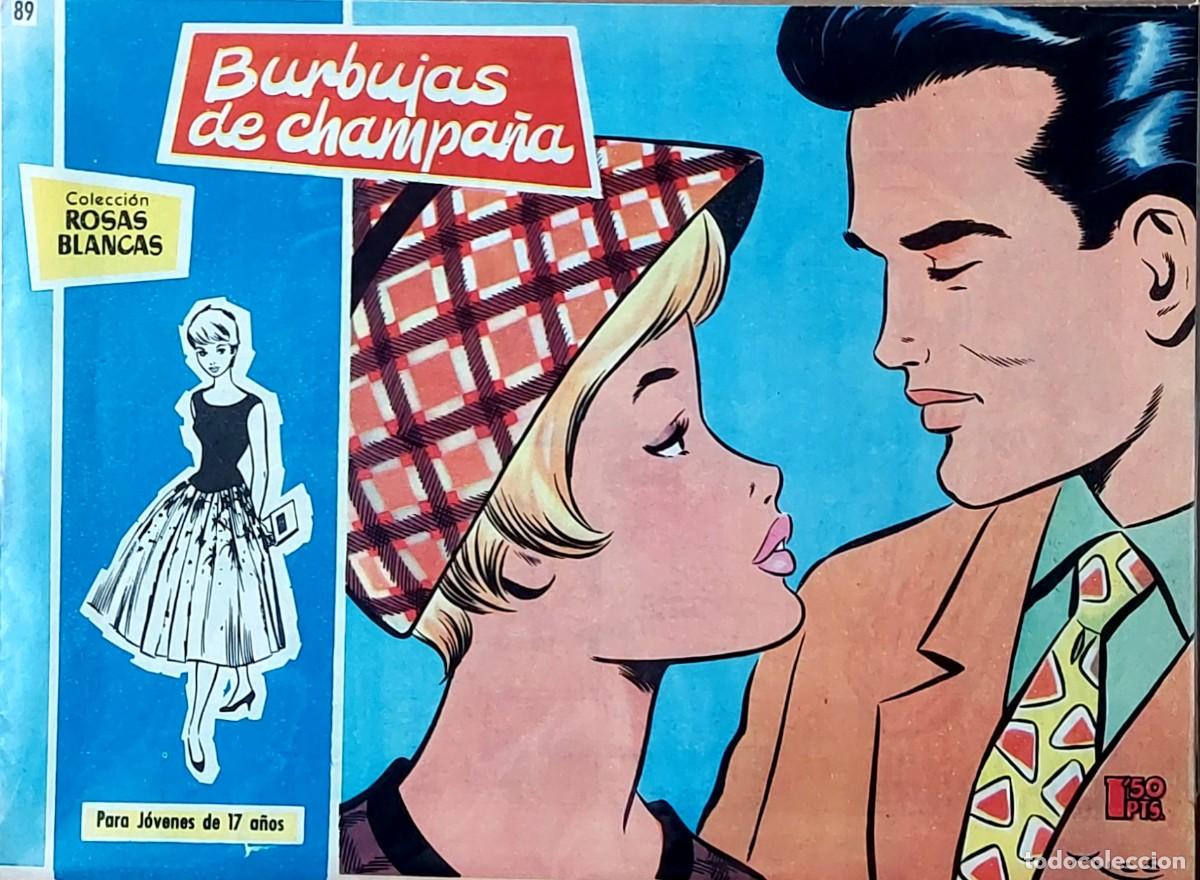 Tebeos: LOTE DE 10 C&Oacute;MICS COLECCI&Oacute;N ( ROSAS BLANCAS ) de TORAY 1958 - Foto 10