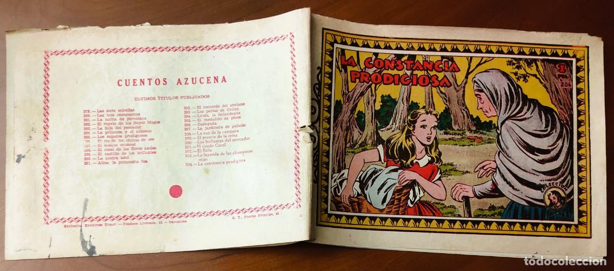 Tebeos: COLECCI&Oacute;N AZUCENA N&ordm; 304 - LA CONSTANCIA PRODIGIOSA - EDICIONES TORAY - Foto 2