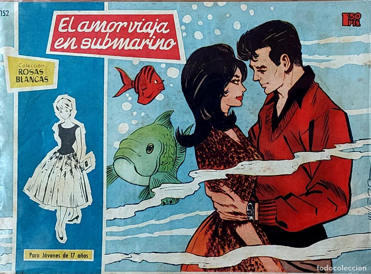 Tebeos: LOTE DE 10 COMICS COLECCI&Oacute;N ( ROSAS BLANCAS ) DE TORAY 1958 - Foto 2