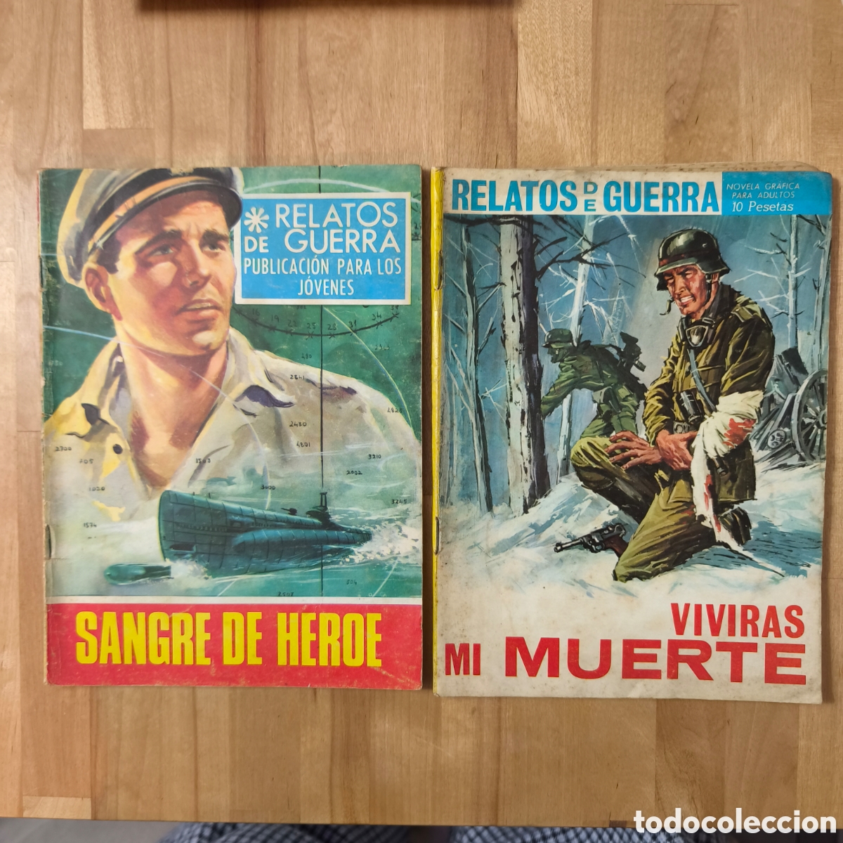 Tebeos: Lote 14 comics Relatos de guerra ed Toray - Foto 5