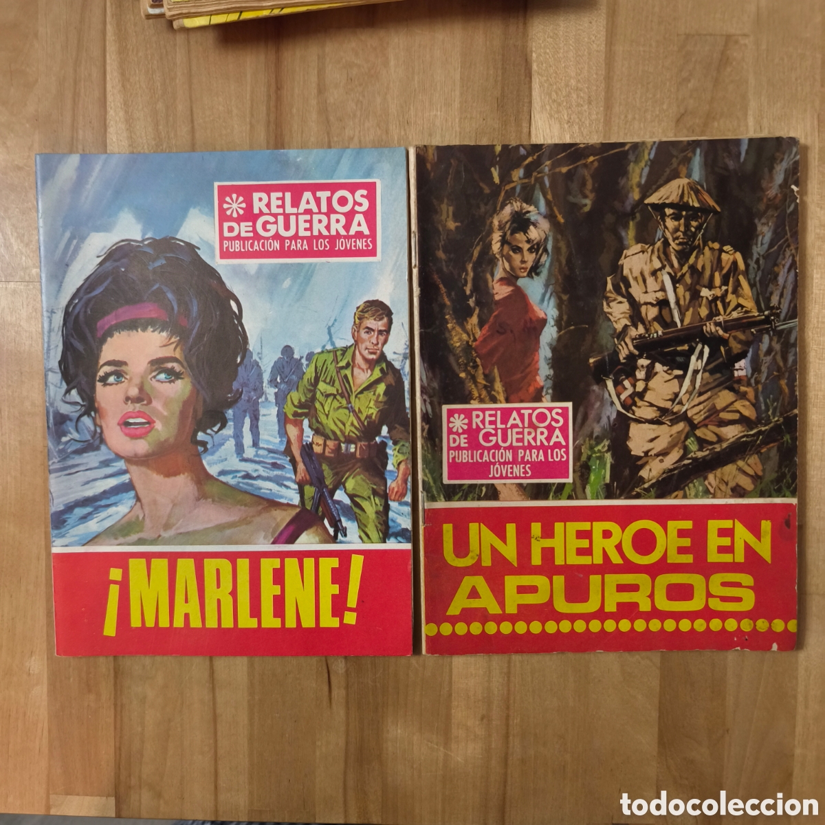 Tebeos: Lote 14 comics Relatos de guerra ed Toray - Foto 6