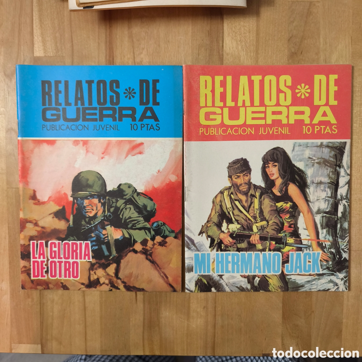 Tebeos: Lote 14 comics Relatos de guerra ed Toray - Foto 7