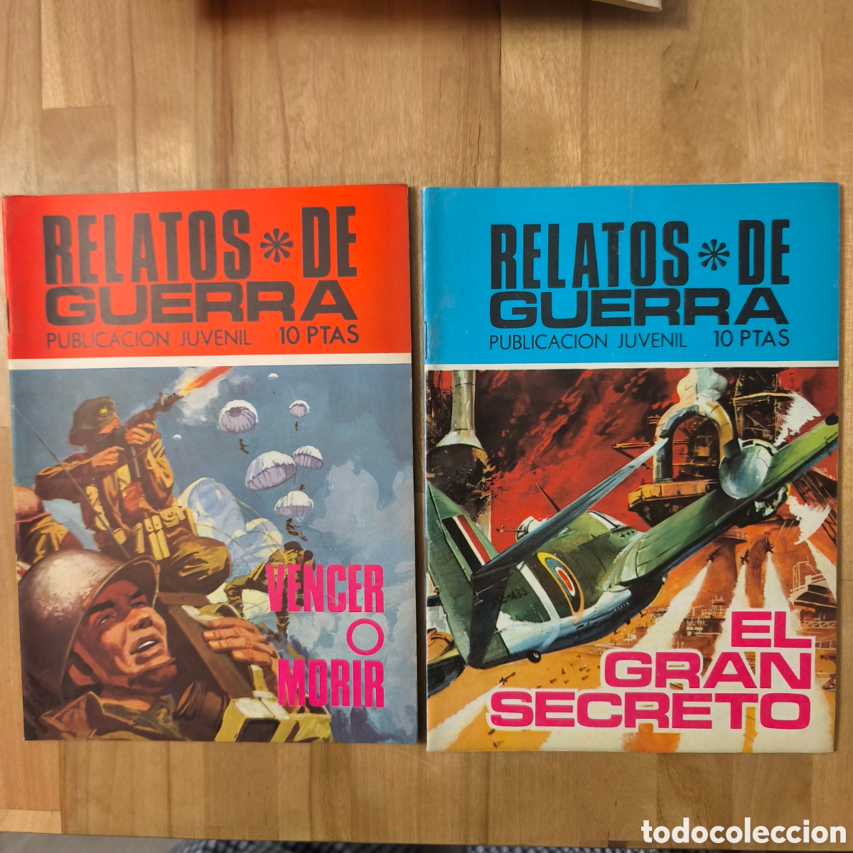 Tebeos: Lote 14 comics Relatos de guerra ed Toray - Foto 8