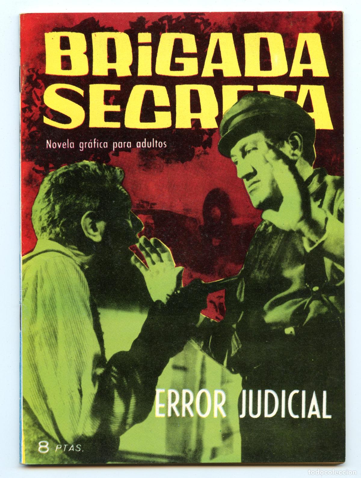 Tebeos: BRIGADA SECRETA n.35 ERROR JUDICIAL (Toray, 1962) - Foto 1