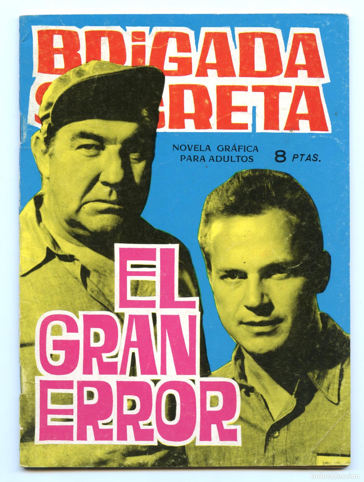 Tebeos: BRIGADA SECRETA n.104 EL GRAN ERROR (Toray, 1962) - Foto 1