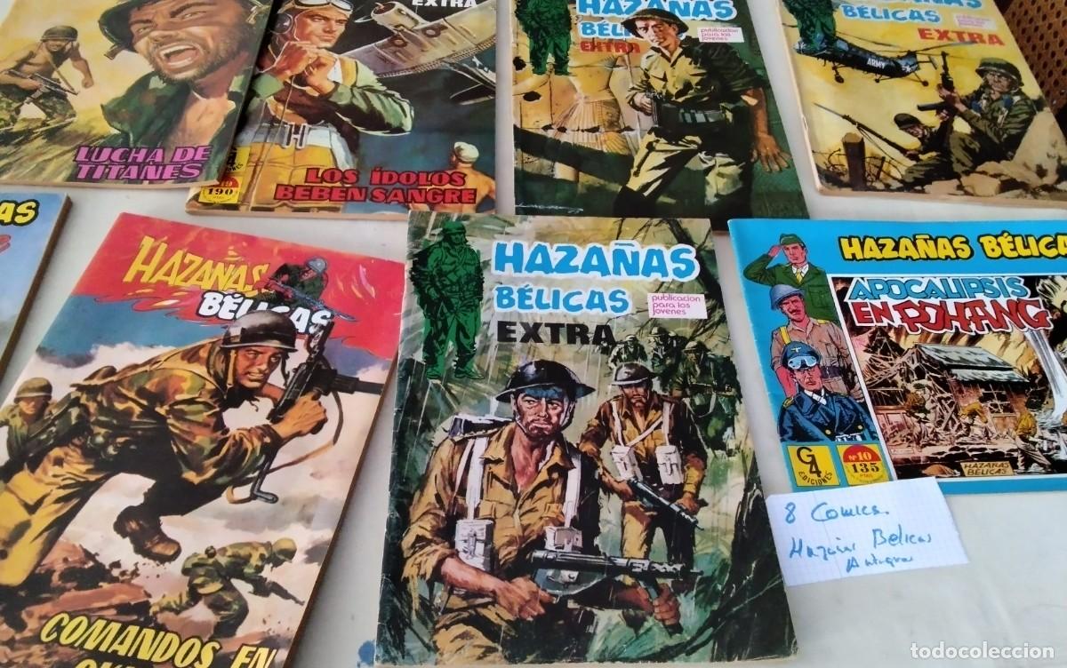 Tebeos: 8 COMICS DE HAZA&Ntilde;AS BELICAS ANTIGUOS - Foto 1