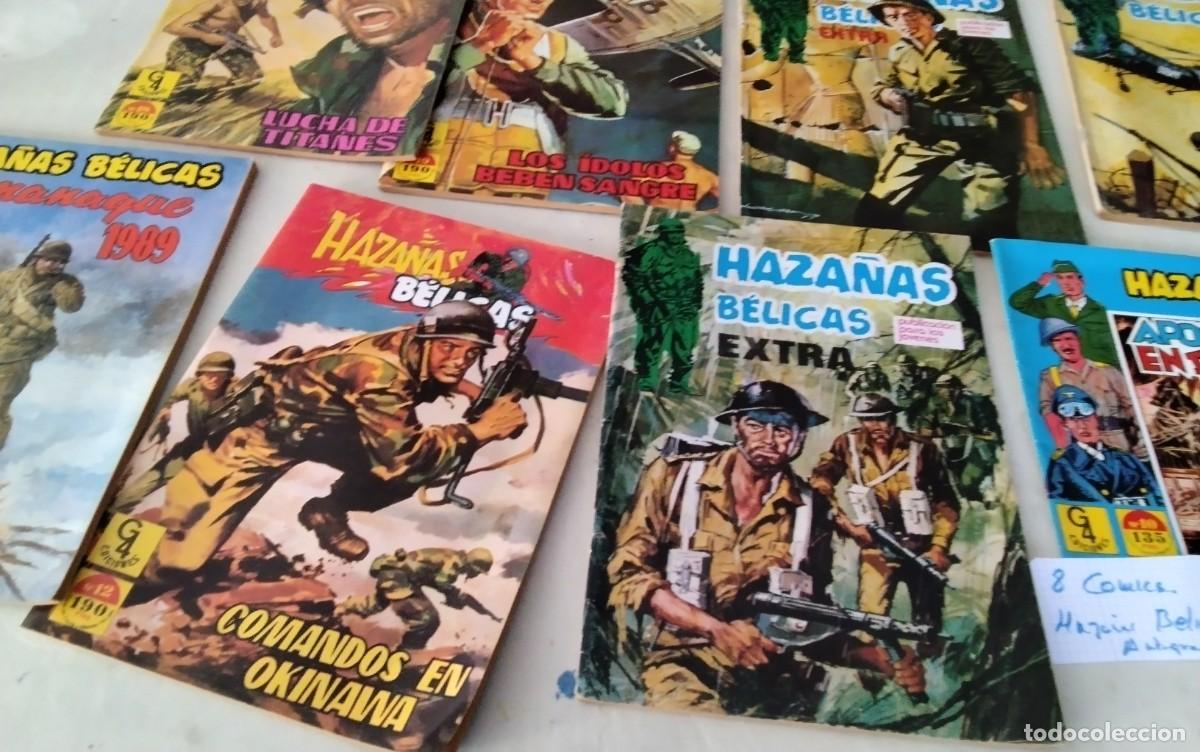 Tebeos: 8 COMICS DE HAZA&Ntilde;AS BELICAS ANTIGUOS - Foto 2