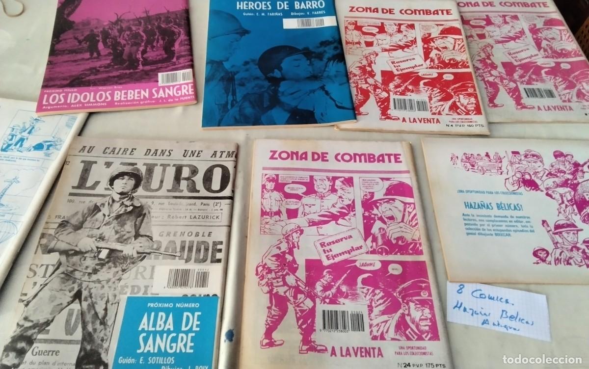 Tebeos: 8 COMICS DE HAZA&Ntilde;AS BELICAS ANTIGUOS - Foto 10