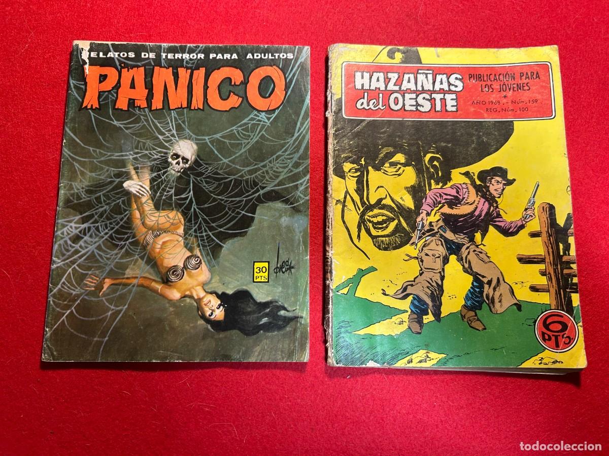 Tebeos: comic Haza&ntilde;as del Oeste y Panico Ediciones Toray de 1968 - Foto 1